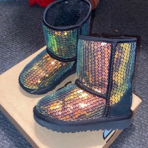 Toddler sequins Ugg boots